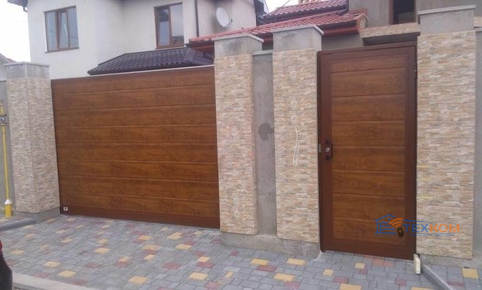 Откатные ворота DoorHan с сэндвич-панелью 2800x2800